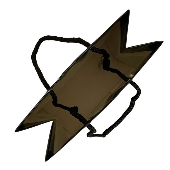 CHANEL Paper Reusable Shopping Bag Black  Small - Picture 2 of 4